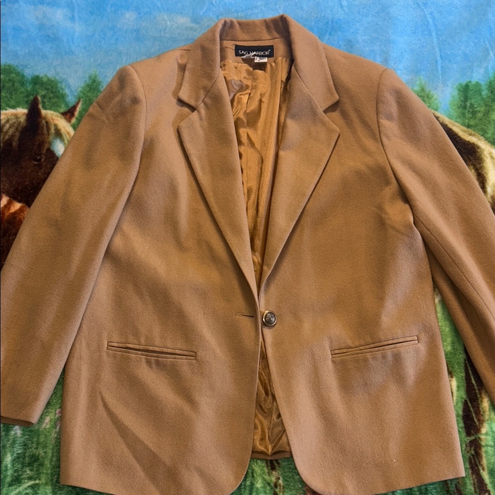 Sag Harbor Tan Blazer